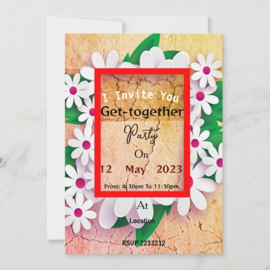 Einladung (Vorderseite)