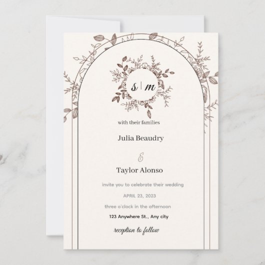 Einladung (Vorderseite)