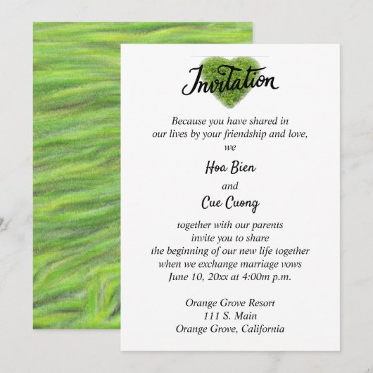 Einladung (Vorne/Hinten)