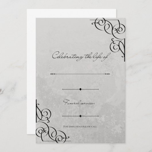 Einladung (Vorne/Hinten)