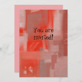 Einladung (Vorne/Hinten)