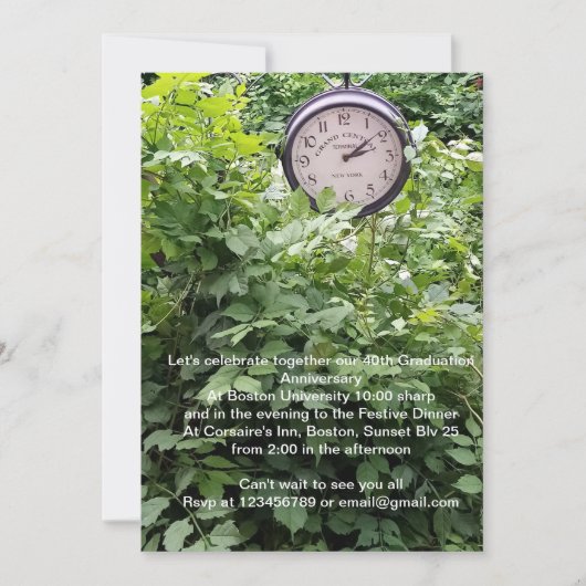 Einladung (Vorderseite)