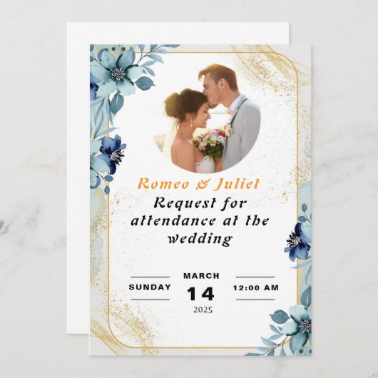 Einladung (Vorne/Hinten)