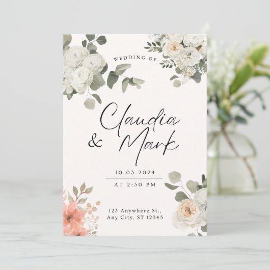 Einladung (Stehend Vorderseite)