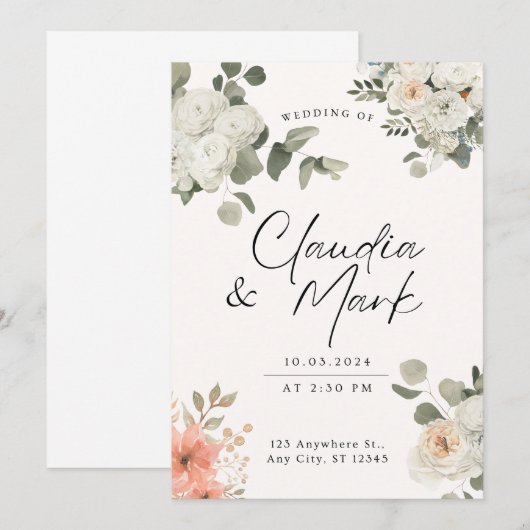 Einladung (Vorne/Hinten)