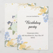 Einladung (Vorne/Hinten)