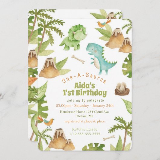 Einladung (Vorne/Hinten)