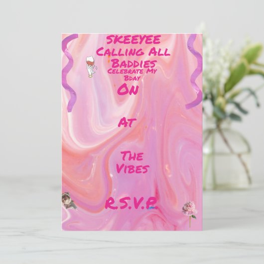 Einladung (Stehend Vorderseite)