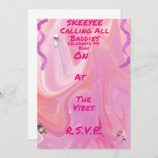 Einladung (Vorne/Hinten)