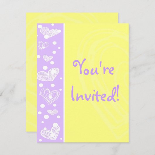 Einladung (Vorne/Hinten)