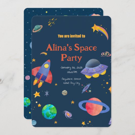 Einladung (Vorne/Hinten)