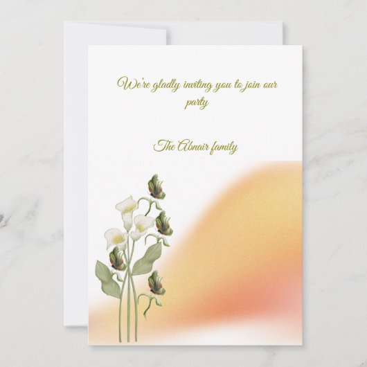 Einladung (Vorderseite)