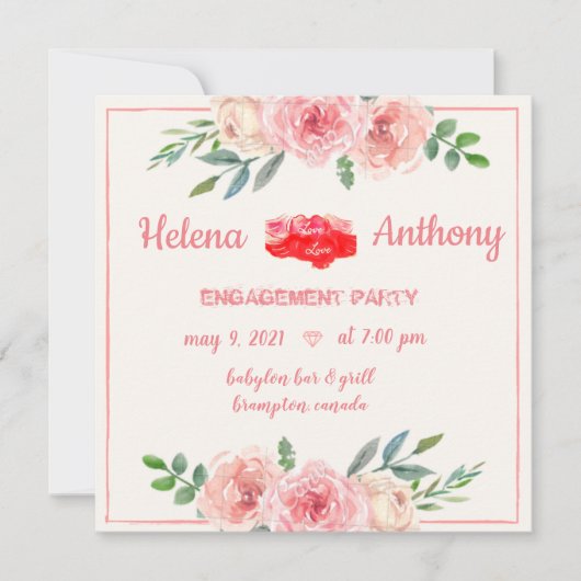 Einladung (Vorderseite)