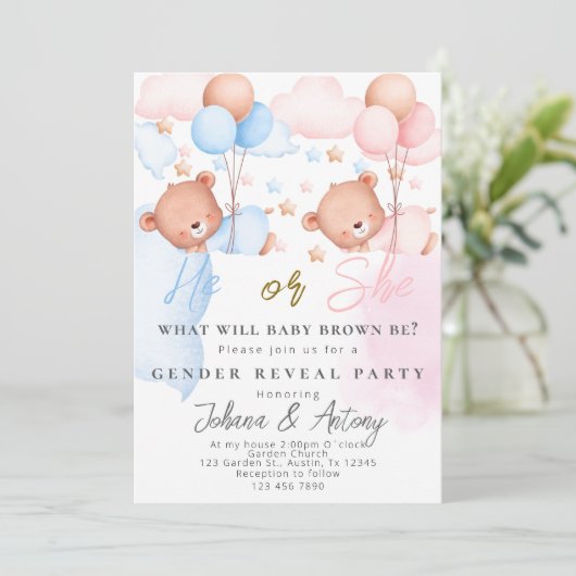 Einladung (Stehend Vorderseite)