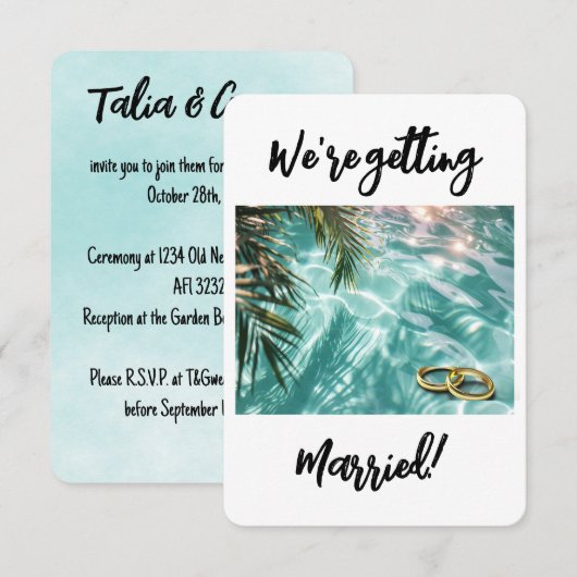 Einladung (Vorne/Hinten)