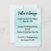 Einladung (Rückseite)