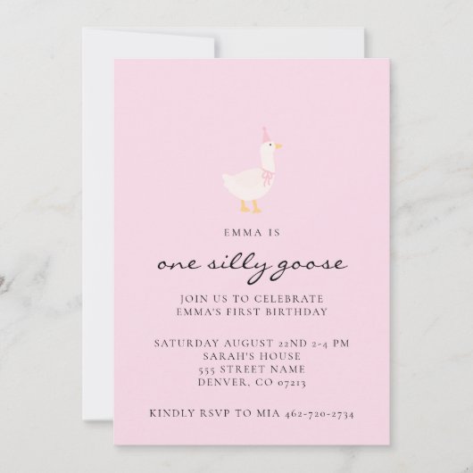 Einladung (Vorderseite)