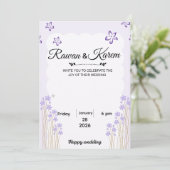 Einladung (Stehend Vorderseite)