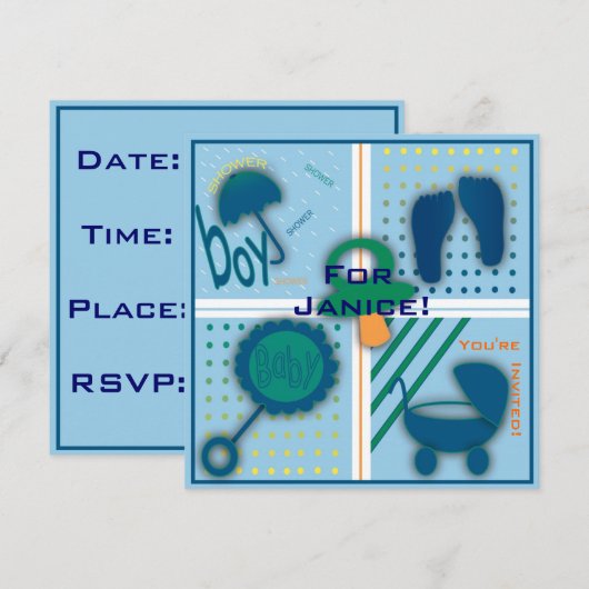 Einladung (Vorne/Hinten)