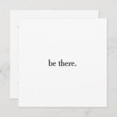 Einladung (Vorne/Hinten)