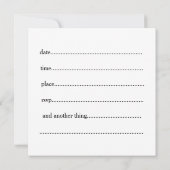 Einladung (Rückseite)