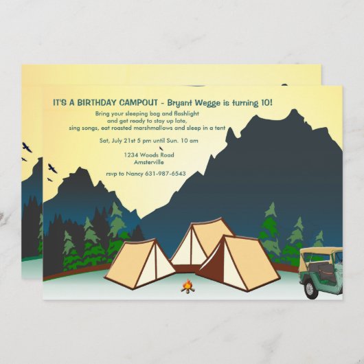 Einladung (Vorne/Hinten)