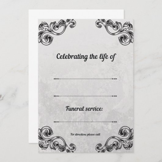 Einladung (Vorne/Hinten)