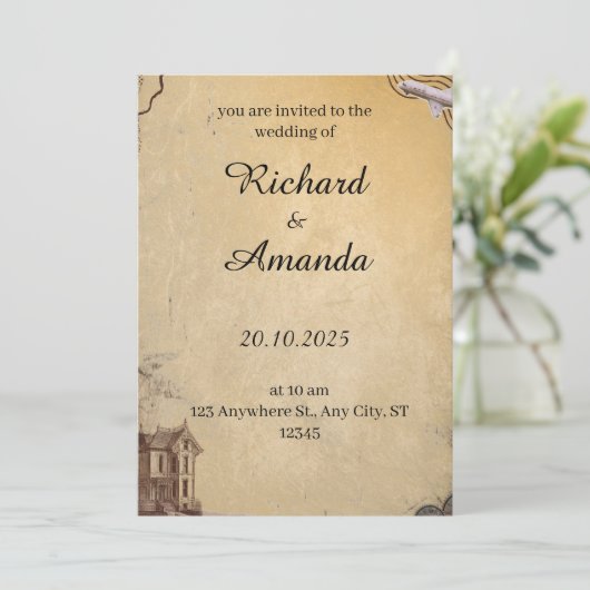 Einladung (Stehend Vorderseite)