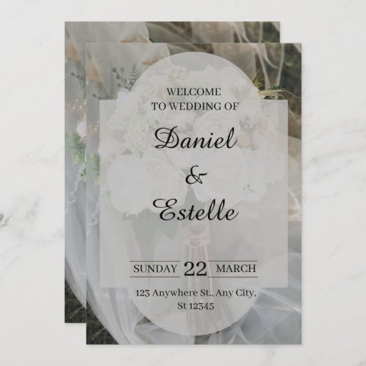 Einladung (Vorne/Hinten)