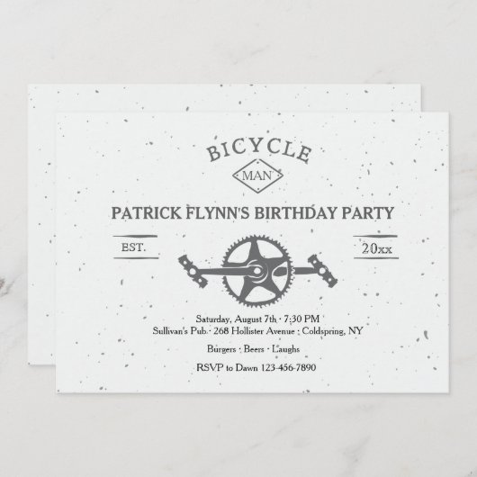 Einladung (Vorne/Hinten)