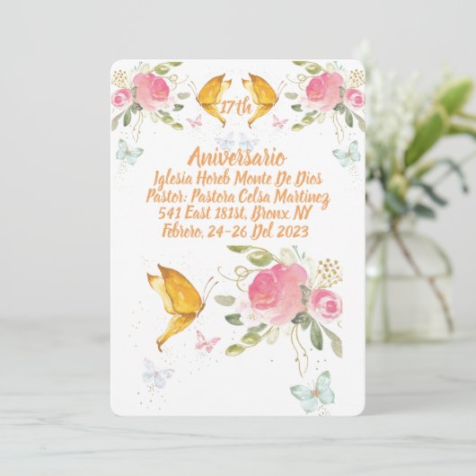 Einladung (Stehend Vorderseite)