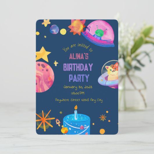 Einladung (Stehend Vorderseite)