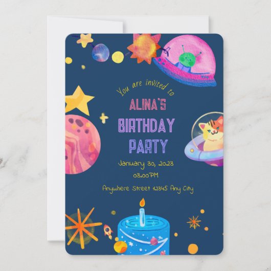 Einladung (Vorderseite)