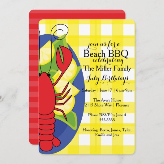 Einladung (Vorne/Hinten)