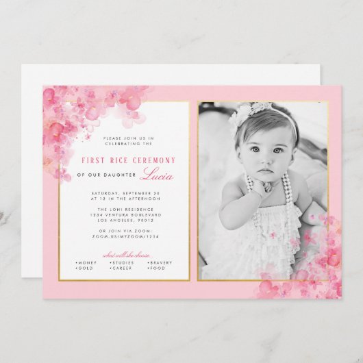 Einladung (Vorne/Hinten)