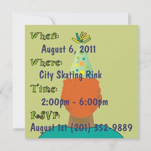 Einladung (Rückseite)