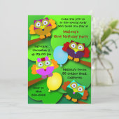 Einladung 030G zum Geburtstag:Hühner (Stehend Vorderseite)