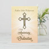 Einladung, 15. Jahrestag der Ordination Einladung (Stehend Vorderseite)