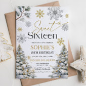 Einladung 16 . Geburtstag Winter zum Geburtstag