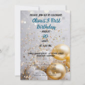 Einladung 1. Geburtstag (Vorderseite)