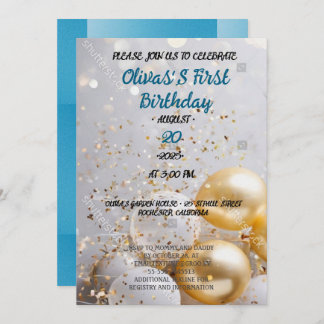 Einladung 1. Geburtstag