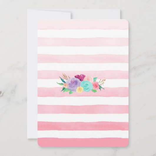 Einladung 1. Geburtstagsdusche (Rückseite)