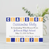 Einladung 2012 (Blue/Gold-Box) (Stehend Vorderseite)