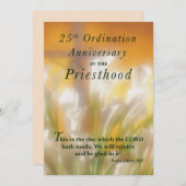Einladung 25. Ordination Jahr Priestertum (Vorne/Hinten)