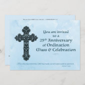 Einladung 25. Silver Ordination Jahr Prie (Vorne/Hinten)