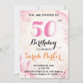 Einladung, 50. Geburtstag Einladung (Vorderseite)