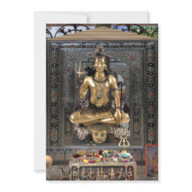 Einladung 5" Lord-Shiva hindischen Tempel-#2 x 7"