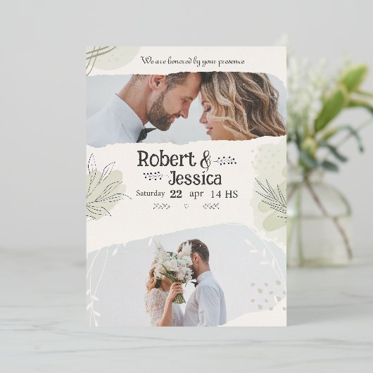 Einladung A4 FLAYR A5 (Stehend vorne)