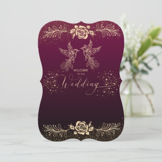 Einladung a la boda (Stehend Vorderseite)