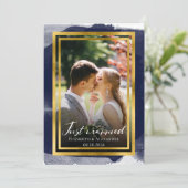 Einladung | Abstrakte Hochzeit (Stehend Vorderseite)